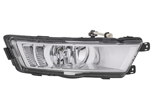 Proiector ceata Dreapta (H8/LED, cromat; cu lumini de zi) potrivit SKODA RAPID 07.12-12.18 [1]