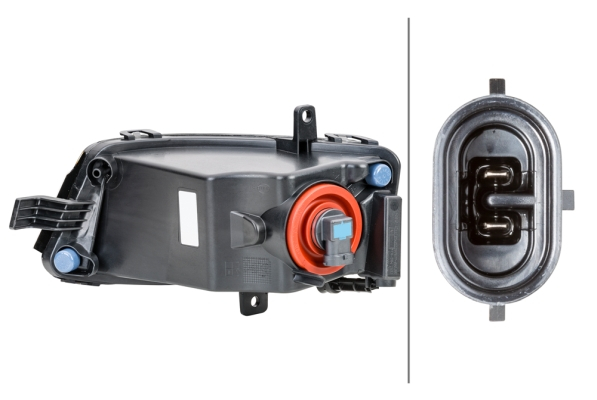 Proiector lampa ceata dreapta H11, cu lumini curbe VW GOLF 7 VII intre 2012-2017 [2]