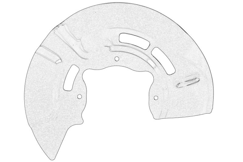 Protectie disc frana Fata Dreapta potrivit HYUNDAI TUCSON; KIA SPORTAGE IV 1.6D-2.0DH 06.15-09.22 [1]