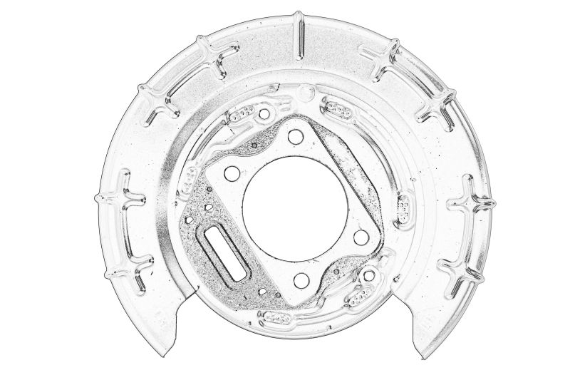 Protectie disc frana Spate Stanga potrivit HYUNDAI potrivit HYUNDAI IX35; KIA CARENS IV, SORENTO II, SORENTO III, SOUL II, SPORTAGE III 1.6-2.4 08.09-12.20 [1]