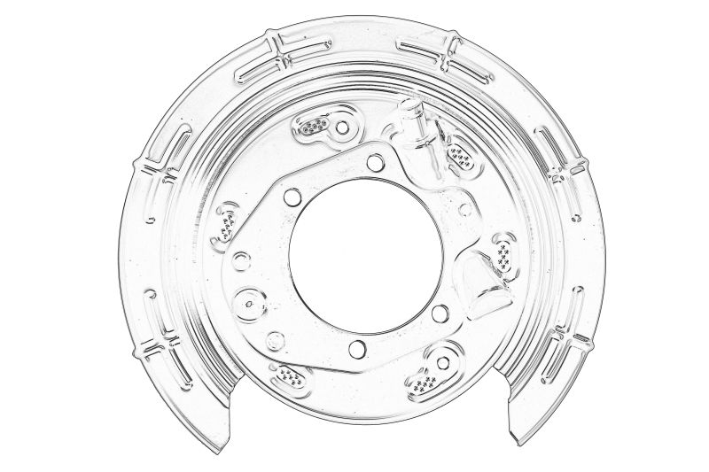 Protectie disc frana Spate Stanga potrivit HYUNDAI potrivit HYUNDAI IX35; KIA SPORTAGE III, SPORTAGE IV, SPORTAGE V 1.6-2.4 08.09- [1]