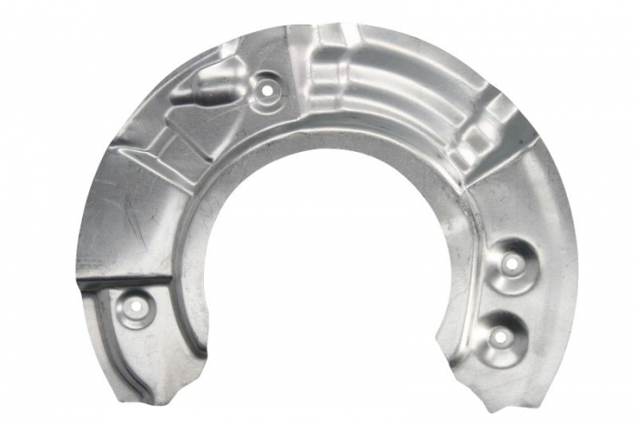 Protectie stropire disc frana Stanga zincat potrivit BMW Seria 5 F10, 5 F11, 5 GRAN TURISMO F07, 6 F12, 6 F13, 7 F01, F02, F03, F04 1.6-6.0 2008-2018 [1]