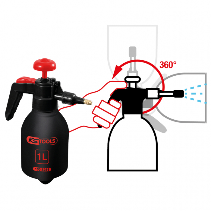 Pulverizator cu pompa de presiune 1 l [5]