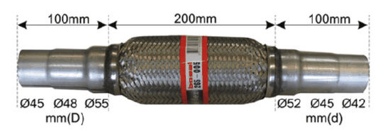 Racord flexibil evacuare (42x200) [2]