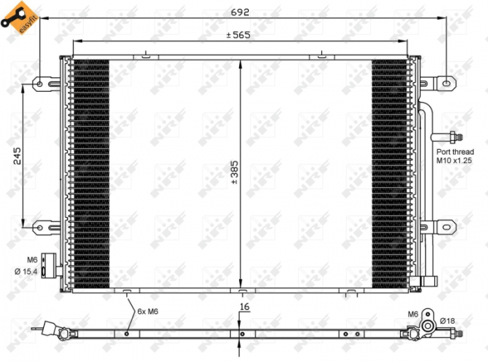 Radiator AC condensator AUDI A4 (8EC) 3.0 TDI QUATTRO [2]