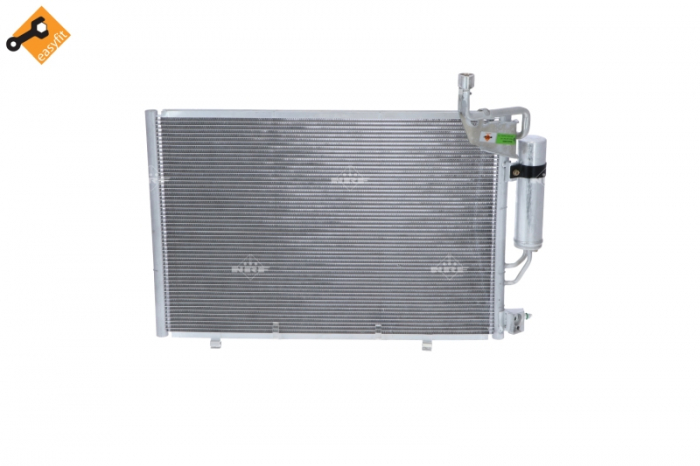 Radiator AC condensator cu uscator, aluminiu potrivit FORD FIESTA VI 1.0 10.12- [3]