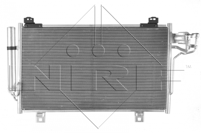 Radiator AC condensator cu uscator potrivit MAZDA 3, 6 1.5D/2.2D 08.12- [4]
