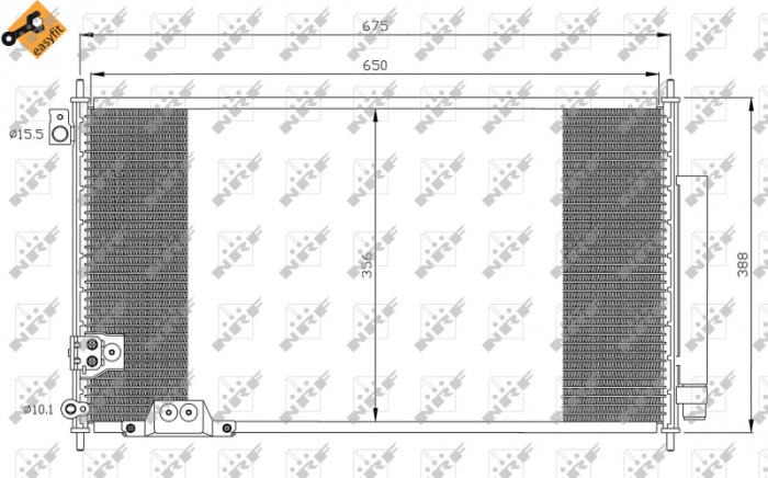 Radiator AC condensator Honda Accord VIII (CL_, CM_) 2.2 I-CTDI [2]