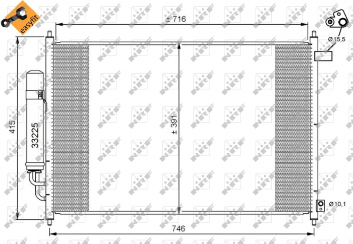 Radiator AC condensator Honda FR-V (BE) 1.7 [1]