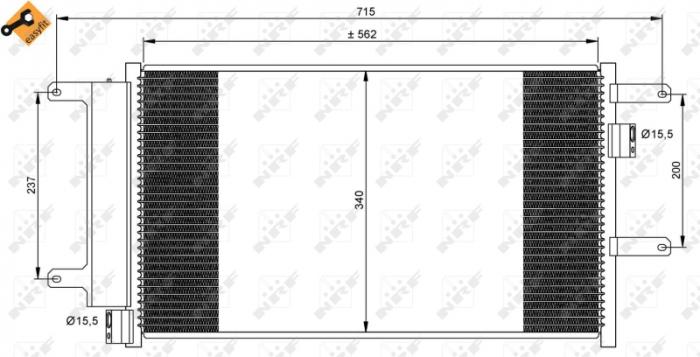 Radiator AC condensator IVECO DAILY II 29 L 13 [2]