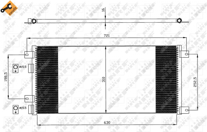 Radiator AC condensator IVECO DAILY II 29 L 9 [2]