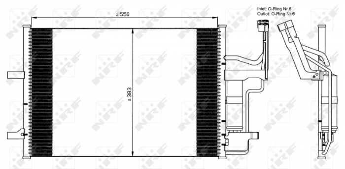 Radiator AC condensator Mazda 5 05> - Mazda 3 03> [3]