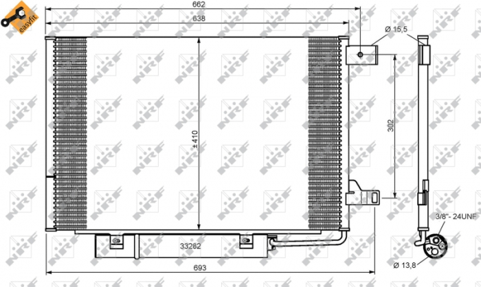 Radiator AC condensator Mercedes A-Class W169 04 -  [5]