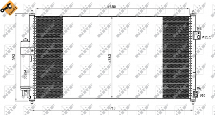 Radiator AC condensator Nissan X-Trail (T30) 2.0 4x4 [2]