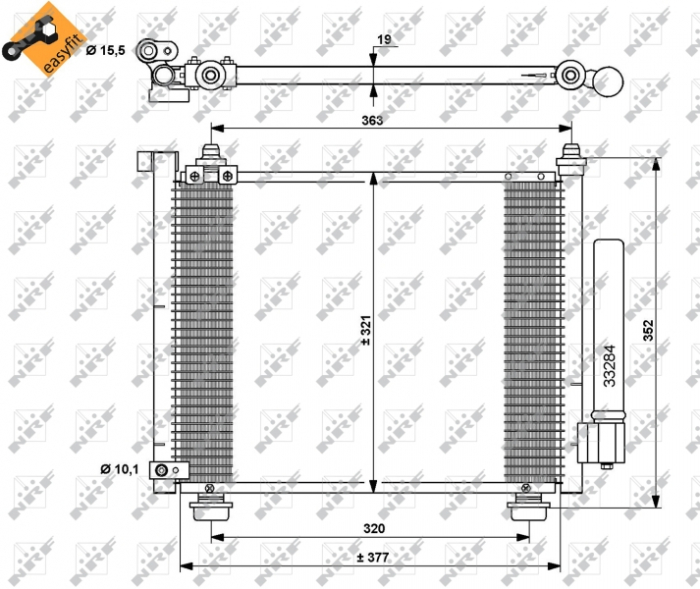 Radiator AC condensator Opel Agila (H00) 1.3 CDTI [3]