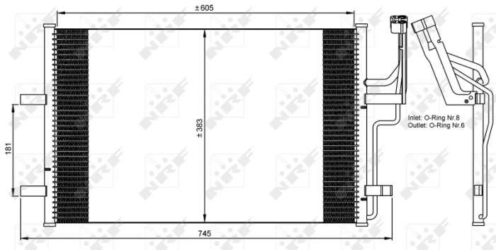 Radiator AC condensator SALONUL MAZDA 3 (BK) 1.6 DI TURBO [3]
