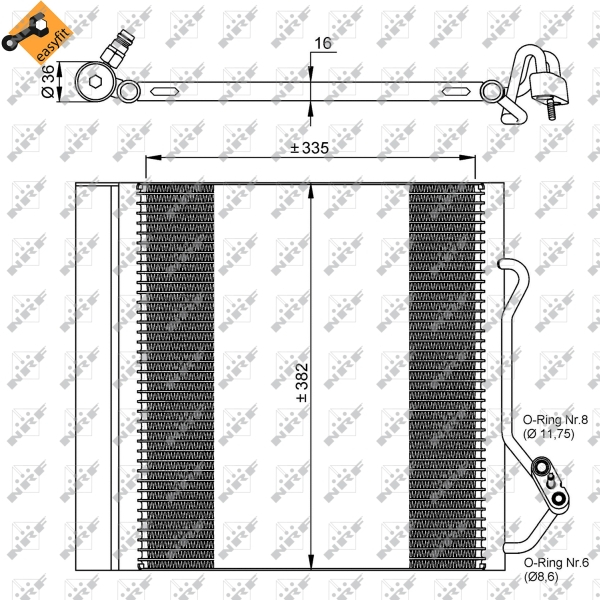 Radiator AC condensator SMART CITY-COUPE (MC01) 0.6 (S1CLB1) [3]