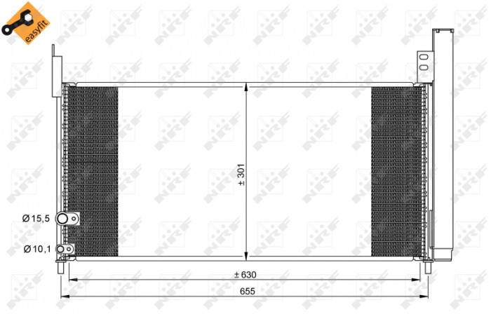 Radiator AC condensator Toyota Prius (ZVW30) 1.8 HYBRID [5]
