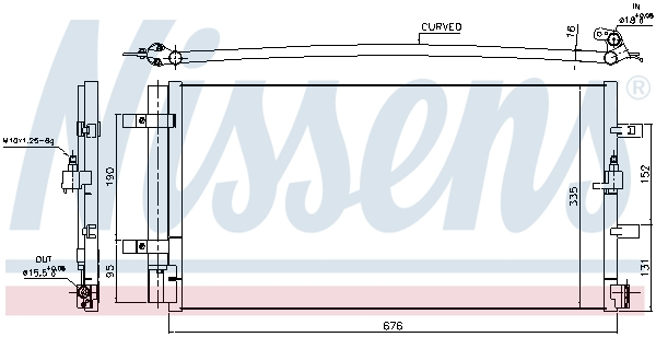 Radiator aer conditionat AC cu uscator potrivit AUDI A4 ALLROAD B8, A4 B8, A5, Q5 2.0-3.0D 11.08-05.17 [3]