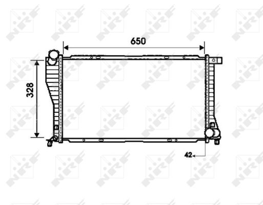 Radiator apa racire motor BMW Seria 5 (E39), 7 (E38) 2.0D-3.9D intre 1998-2004 [1]