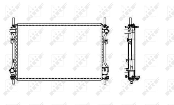 Radiator apa racire motor FORD TRANSIT 2.4D intre 2000-2006 [1]
