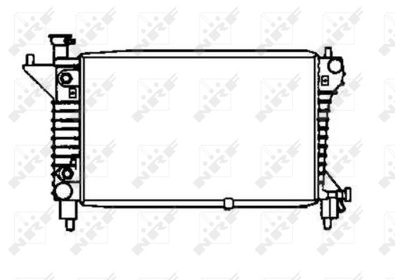 Radiator apa racire motor FORD USA MUSTANG 3.8/4.9 intre 1993-1999 [1]