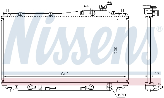 Radiator apa racire motor HONDA CIVIC VII 1.4/1.6/1.7 dintre 2000-2005 [1]