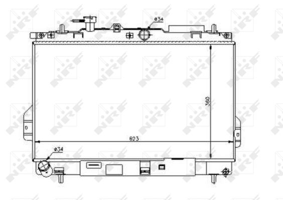 Radiator apa racire motor HYUNDAI MATRIX 1.6/1.8 intre 2001-2010 [1]