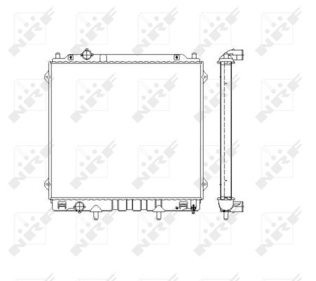 Radiator apa racire motor HYUNDAI TERRACAN 2.9D intre 2001-2006 [1]