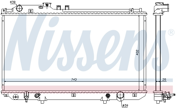 Radiator apa racire motor LEXUS GS, SC 4.3 intre 2000-2010 [1]