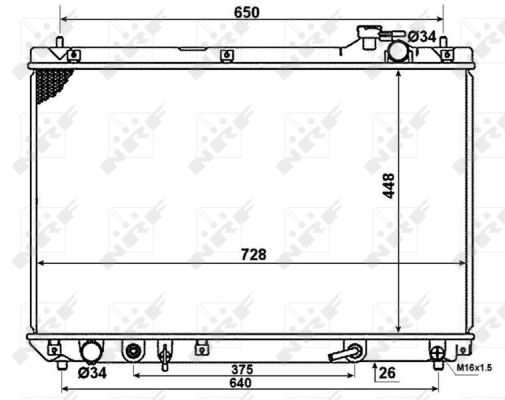 Radiator apa racire motor LEXUS RX 3.0 intre 1999-2003 [1]