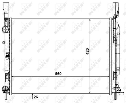 Radiator apa racire motor RENAULT KANGOO, KANGOO BE BOP, KANGOO EXPRESS 1.2 dupa 2008 [1]