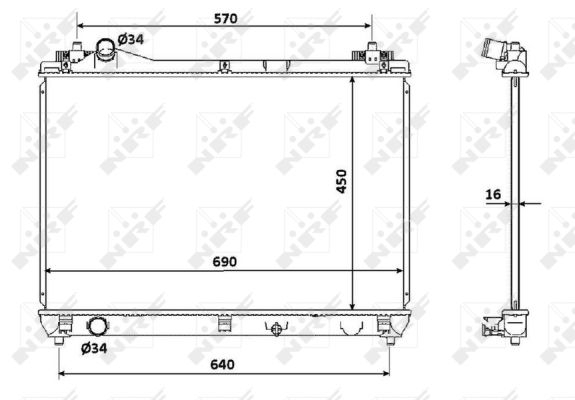 Radiator apa racire motor SUZUKI GRAND VITARA II 2.0/2.4 dupa 2005 [1]