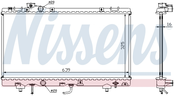 Radiator apa racire motor TOYOTA PASEO 1.5 intre 1995-1999 [1]