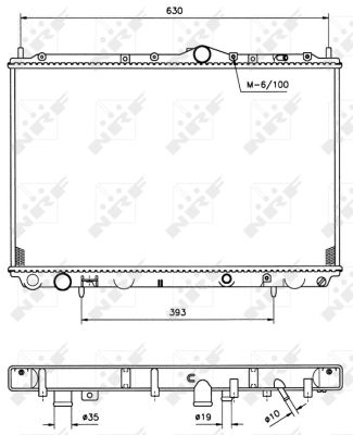 Radiator apa racire motor VOLVO S40 I, V40 1.6-2.0 intre 1995-2004 [1]