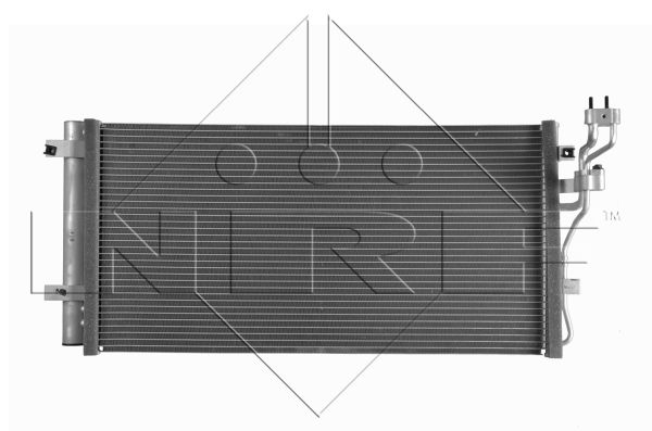Radiator clima AC cu uscator KIA MAGENTIS 2.0D dupa 2005 [1]