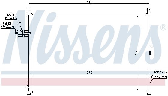 Radiator clima AC INFINITI M45 4.5 dupa 2005 [1]