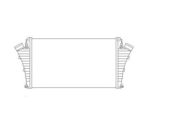 Radiator intercooler OPEL VECTRA C NRF 30855 [1]