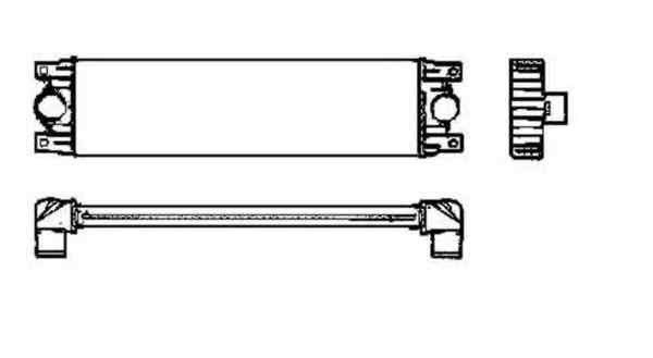 Radiator intercooler RENAULT MASTER II caroserie (FD) NRF 30837 [1]
