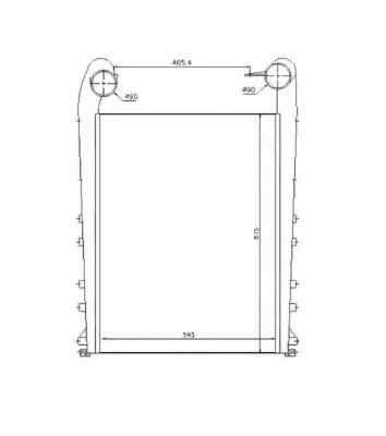 Radiator intercooler RENAULT TRUCKS Premium 2 NRF 30221 [1]