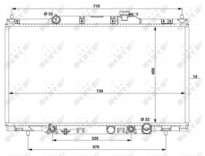 Radiator motor (Automat) potrivit HONDA CR-V II 2.0 [1]