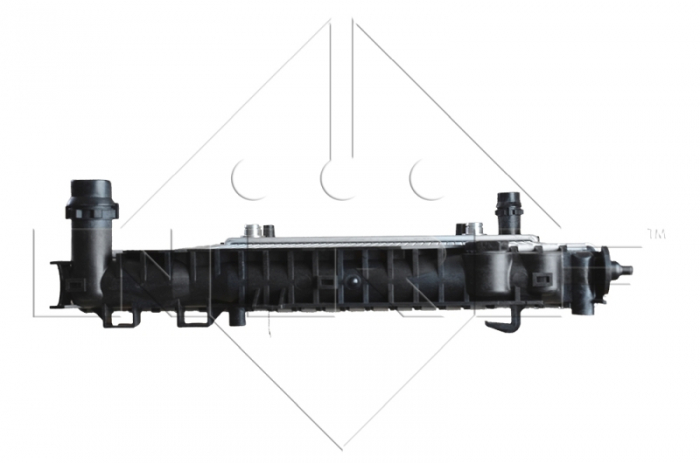 Radiator motor (cu elemente montaj) potrivit AUDI A4 B5, A6 C4, A6 C5; SKODA SUPERB I; VW PASSAT B5, PASSAT B5.5 2.4-2.8 [4]