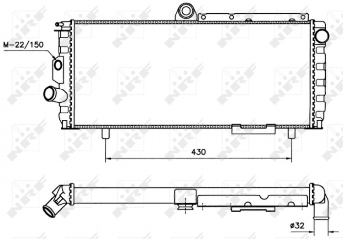 Radiator motor potrivit ALFA ROMEO 33 1.2-1.7 [3]