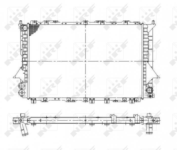 Radiator motor potrivit AUDI 100 C4, A6 C4 2.6/2.8 [3]