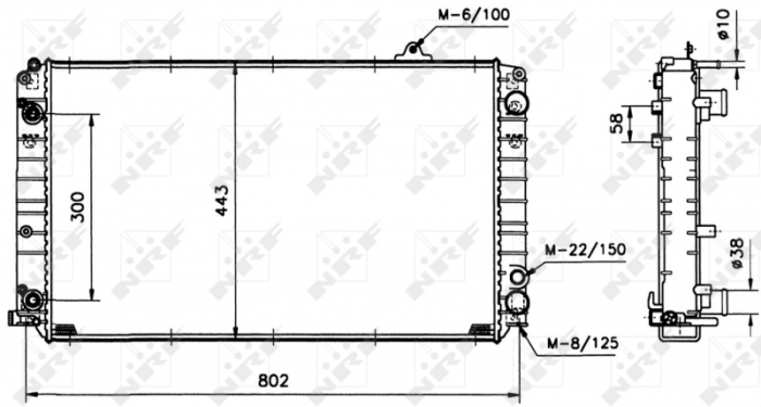 Radiator motor potrivit AUDI A8 D2 2.8/3.7/4.2 [5]