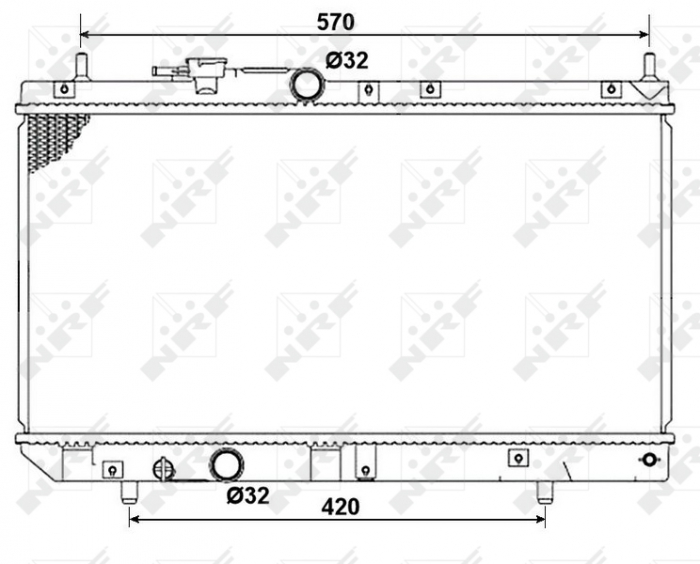 Radiator motor potrivit DAIHATSU APPLAUSE II, GRAN MOVE 1.5/1.6 [3]