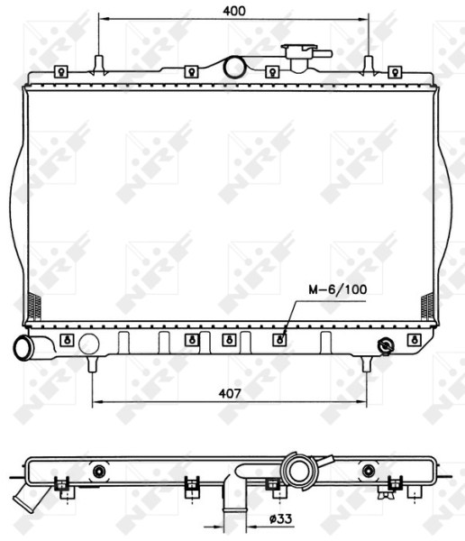 Radiator motor potrivit HYUNDAI ACCENT, ACCENT I 1.3/1.5 [1]