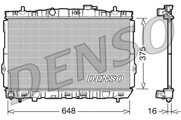 Radiator motor potrivit HYUNDAI COUPE I, COUPE II, ELANTRA III, LANTRA II, TIBURON 1.6-2.7 [1]