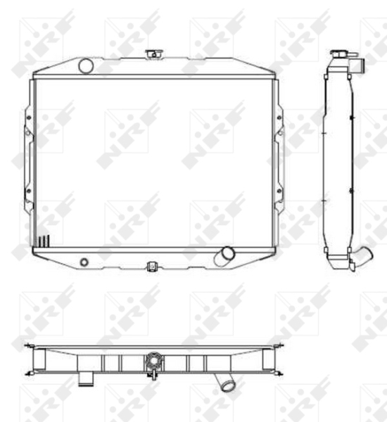Radiator motor potrivit HYUNDAI GALLOPER I, GALLOPER II 2.5D/3.0 [2]