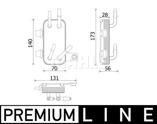 Radiator motor potrivit LAND ROVER DISCOVERY IV, RANGE ROVER III, RANGE ROVER SPORT I 2.7D-4.4D [3]